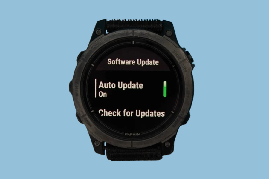 How to enable automatic software updates on Garmin?