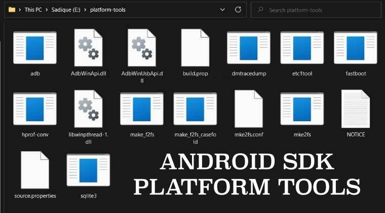 Android SDK Platform Tools For [Windows/Mac/Linux]