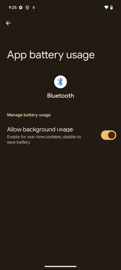 Remove Bluetooth Battery Restrictions